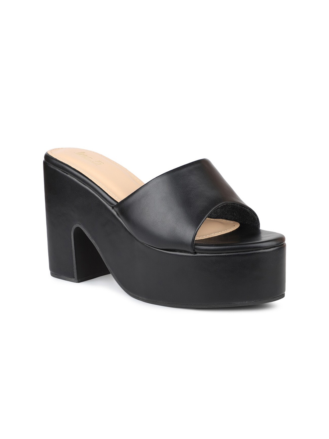 

Inc 5 Black Block Heels