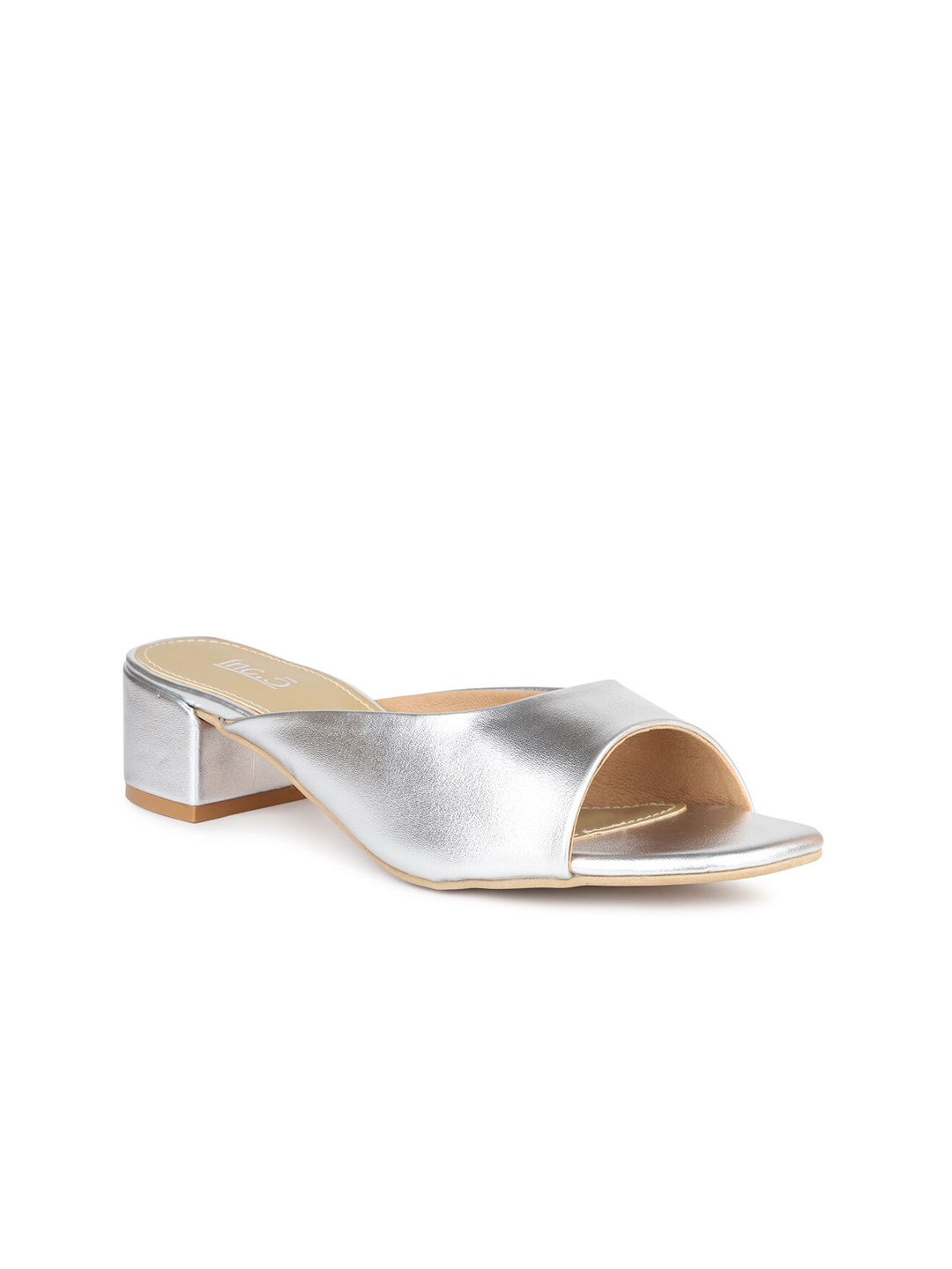 

Inc 5 Silver-Toned Block Heels