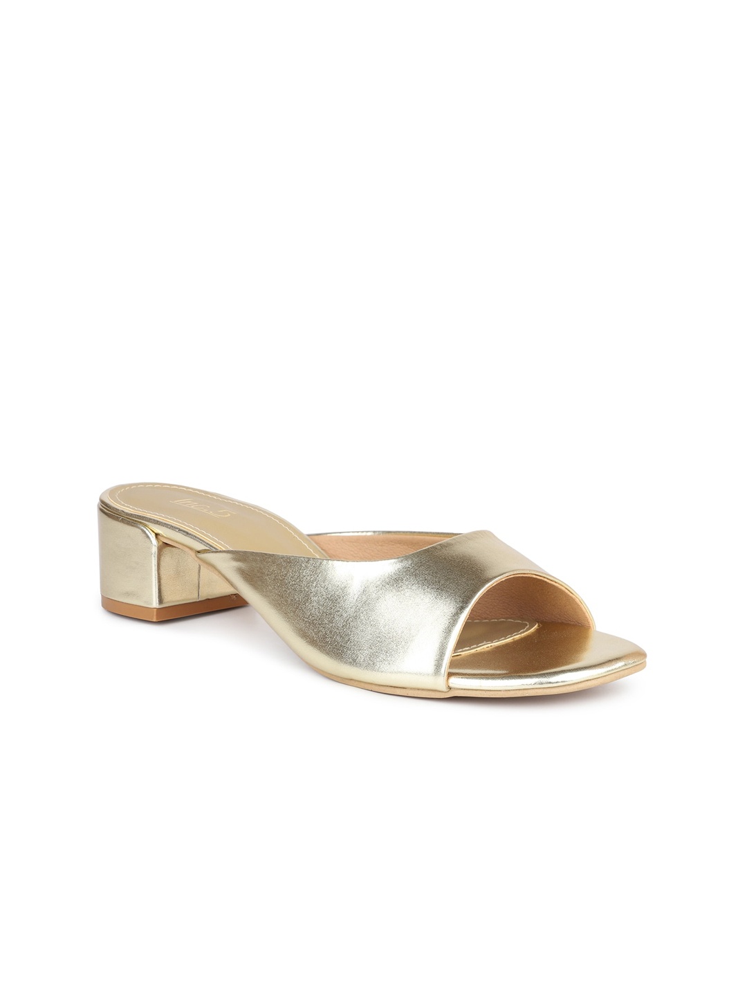 

Inc 5 Gold-Toned Block Heels