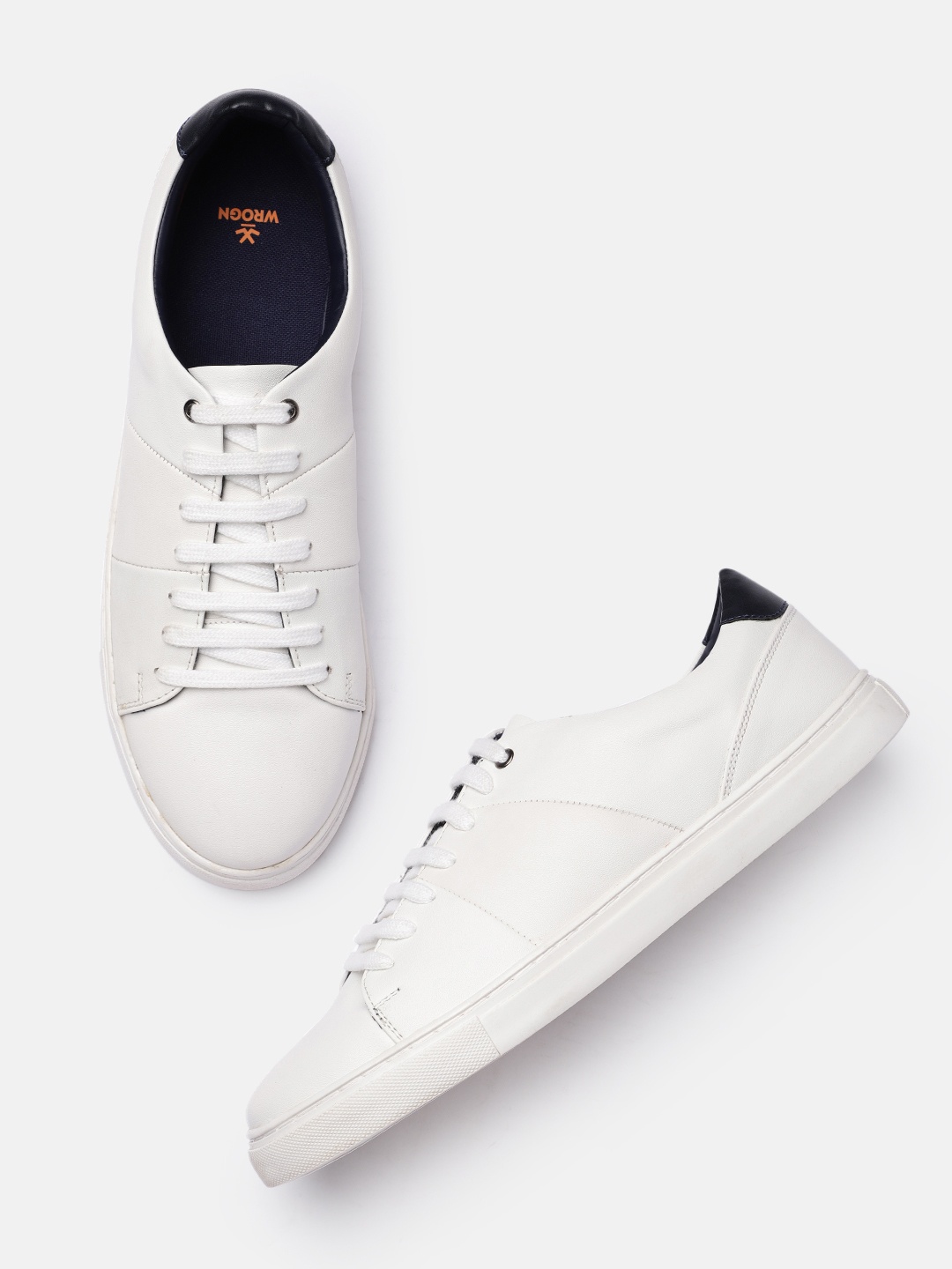 

WROGN Men Solid Sneakers, White