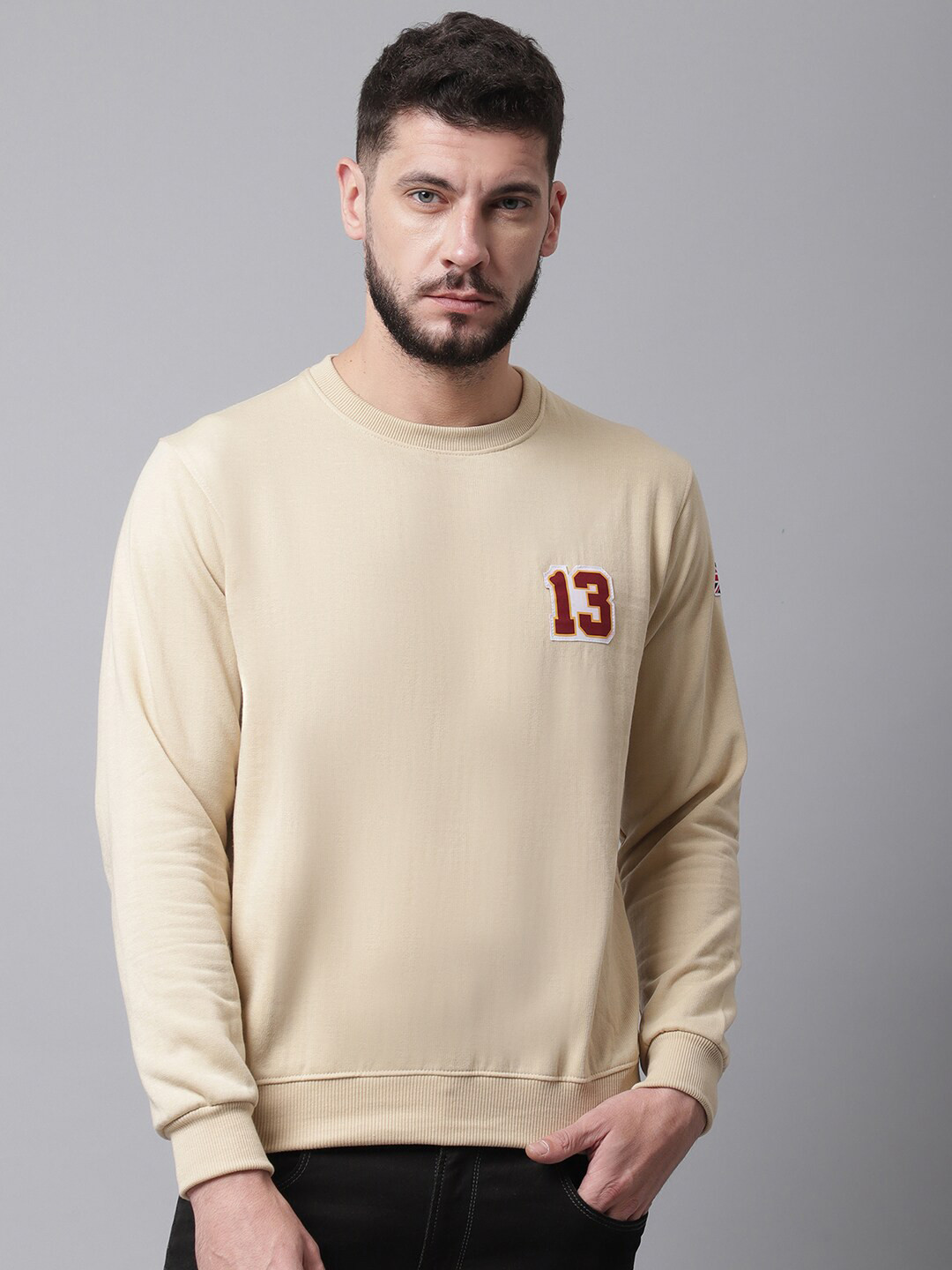 

Obaan Men Beige Sweatshirt