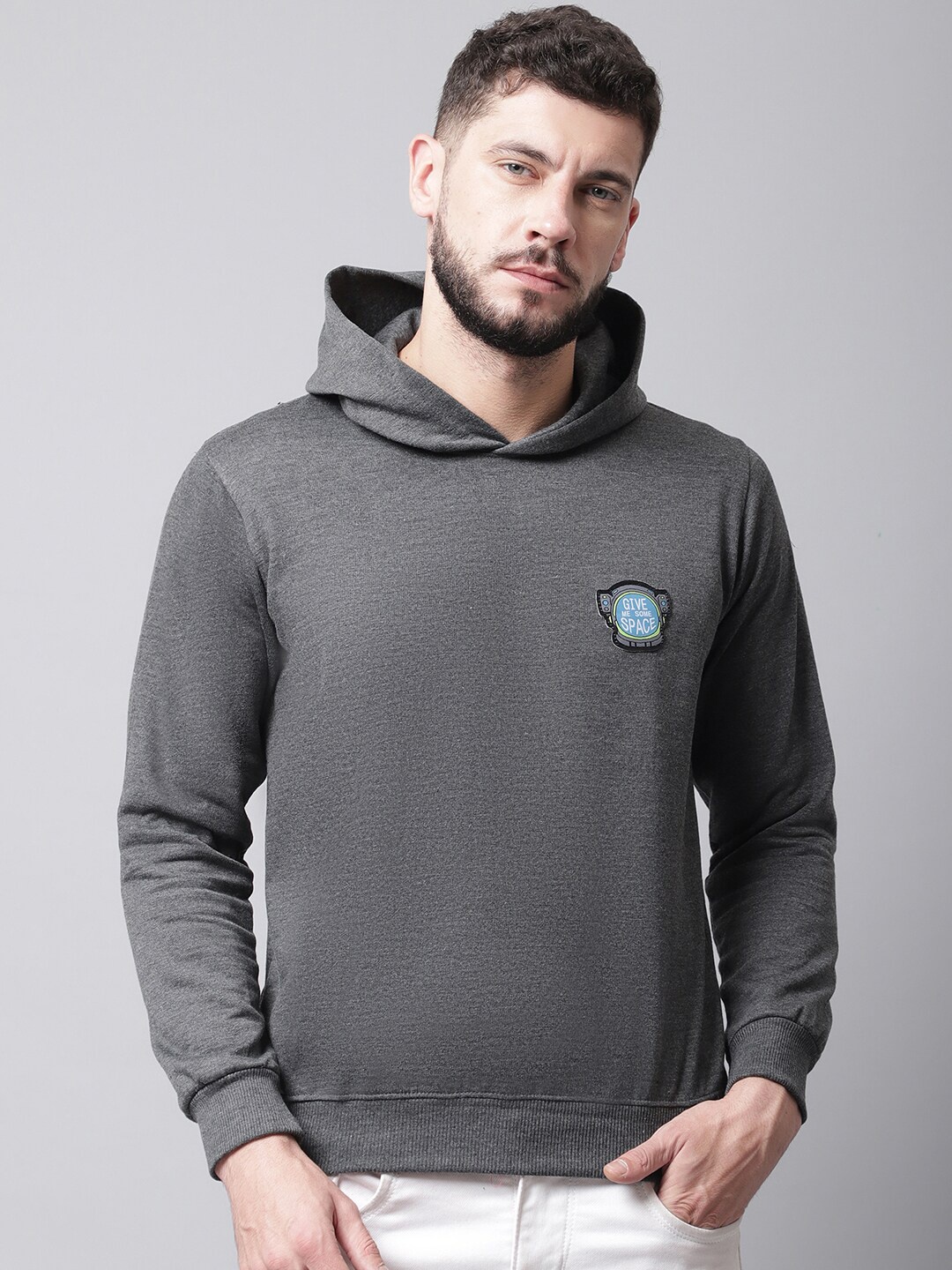 

Obaan Hooded Fleece Sweatshirt, Grey