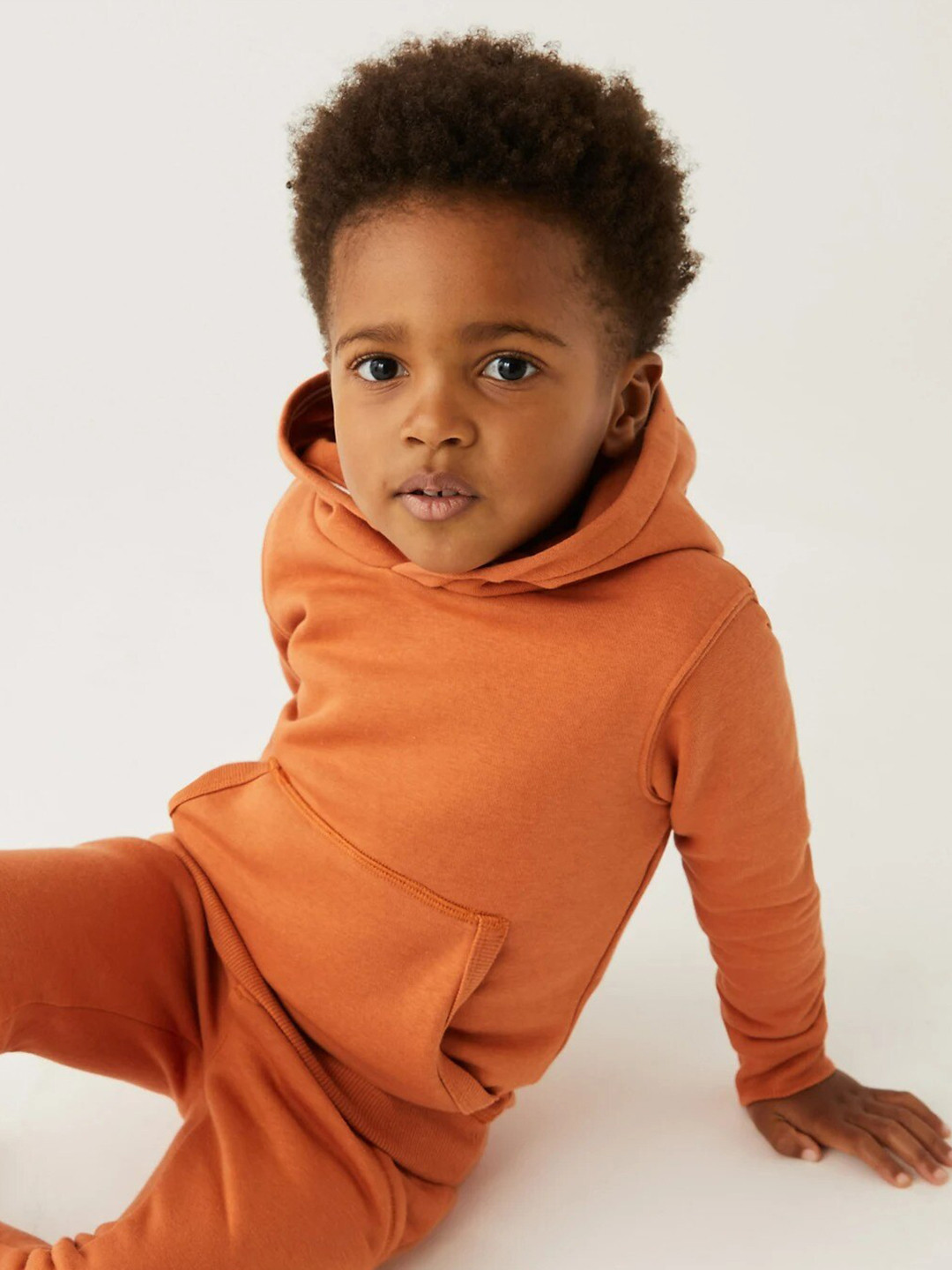 

Marks & Spencer Boys Orange Hooded Sweatshirt