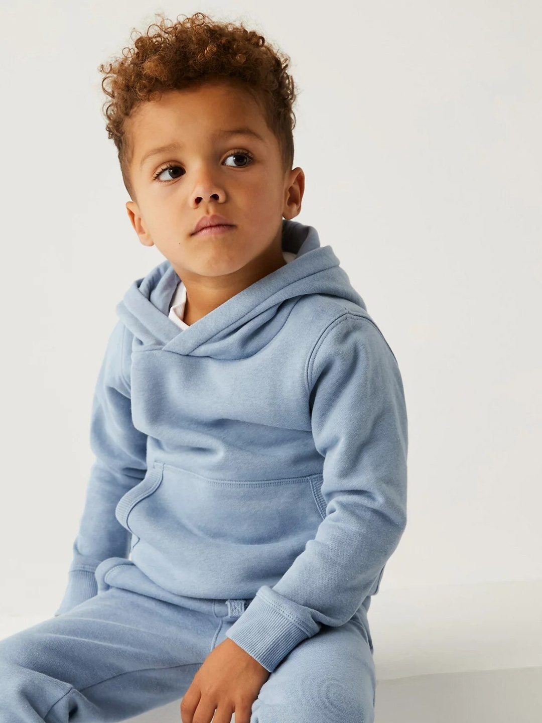 

Marks & Spencer Boys Blue Cotton Sweatshirt