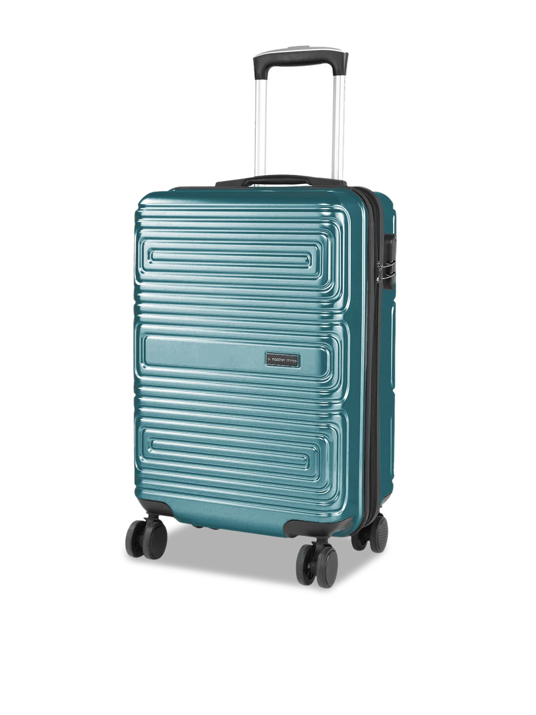

Nasher Miles Dalhousie Textured 55cm Hardsided Trolley Bag, Green