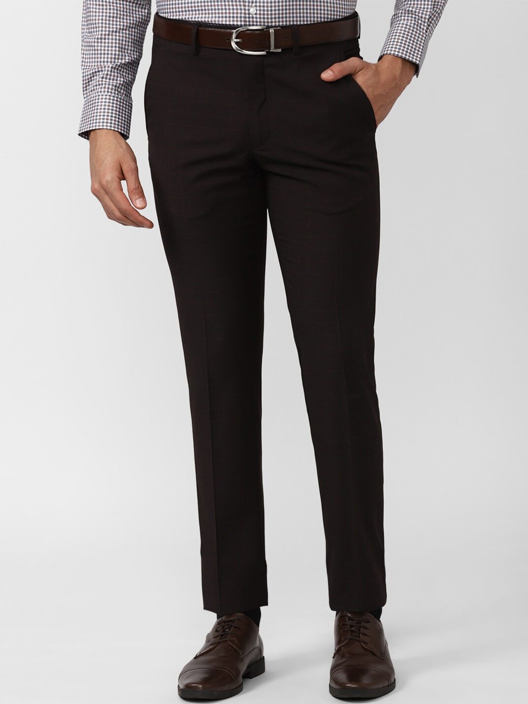 

Van Heusen Men Slim Fit Trousers, Black