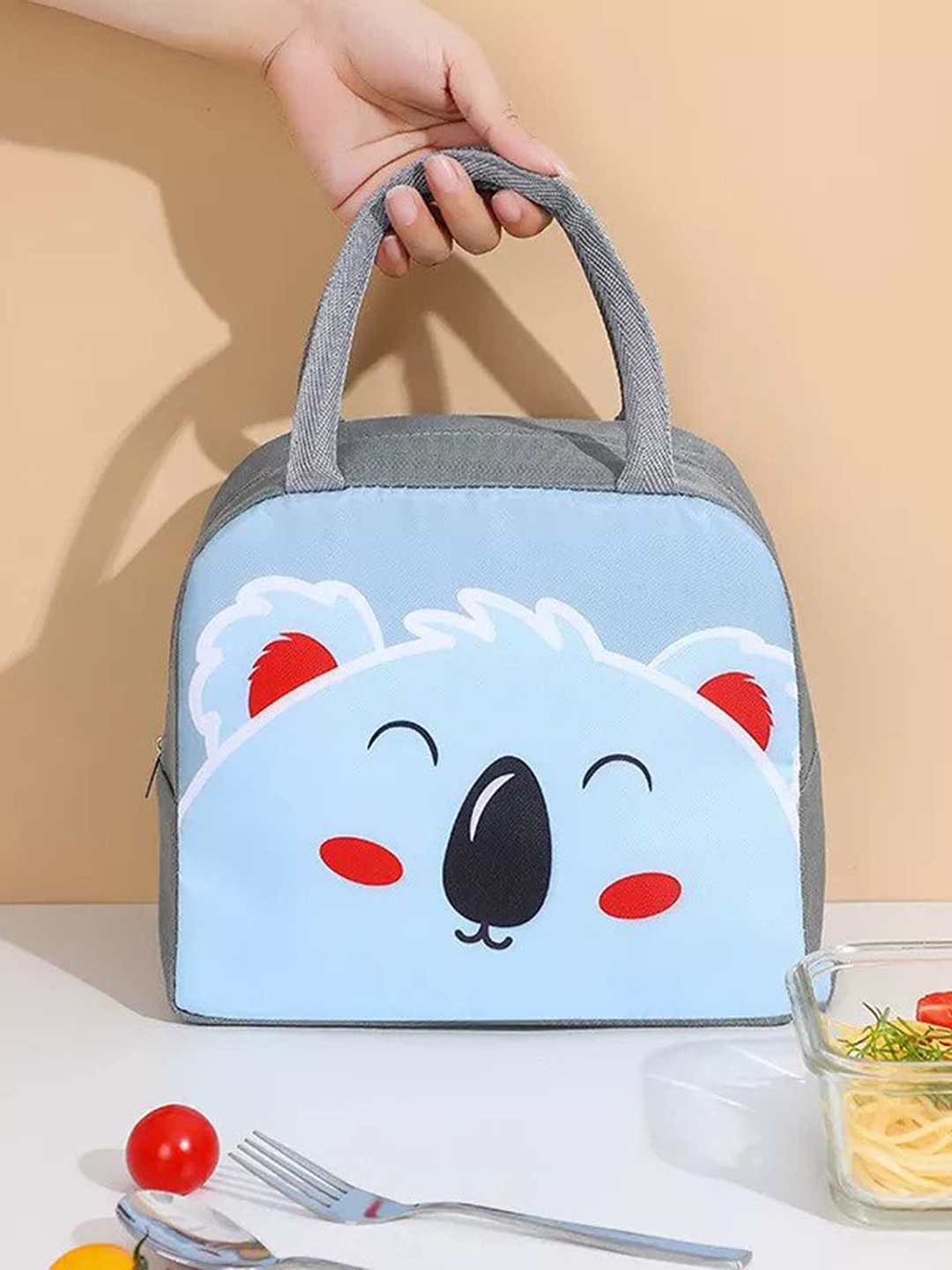 

HOUSE OF QUIRK Insulated Reusable Lunch Bag, Blue