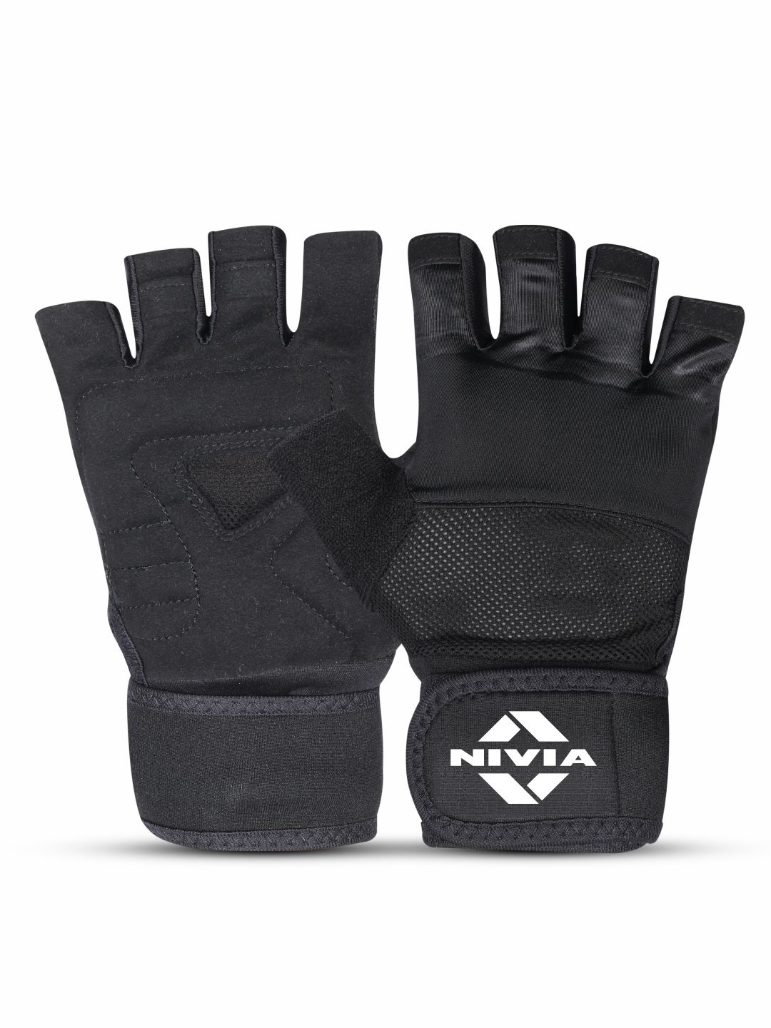 

Nivia Enduro Cross Training Gloves with Micro Wrist Wrap, Black