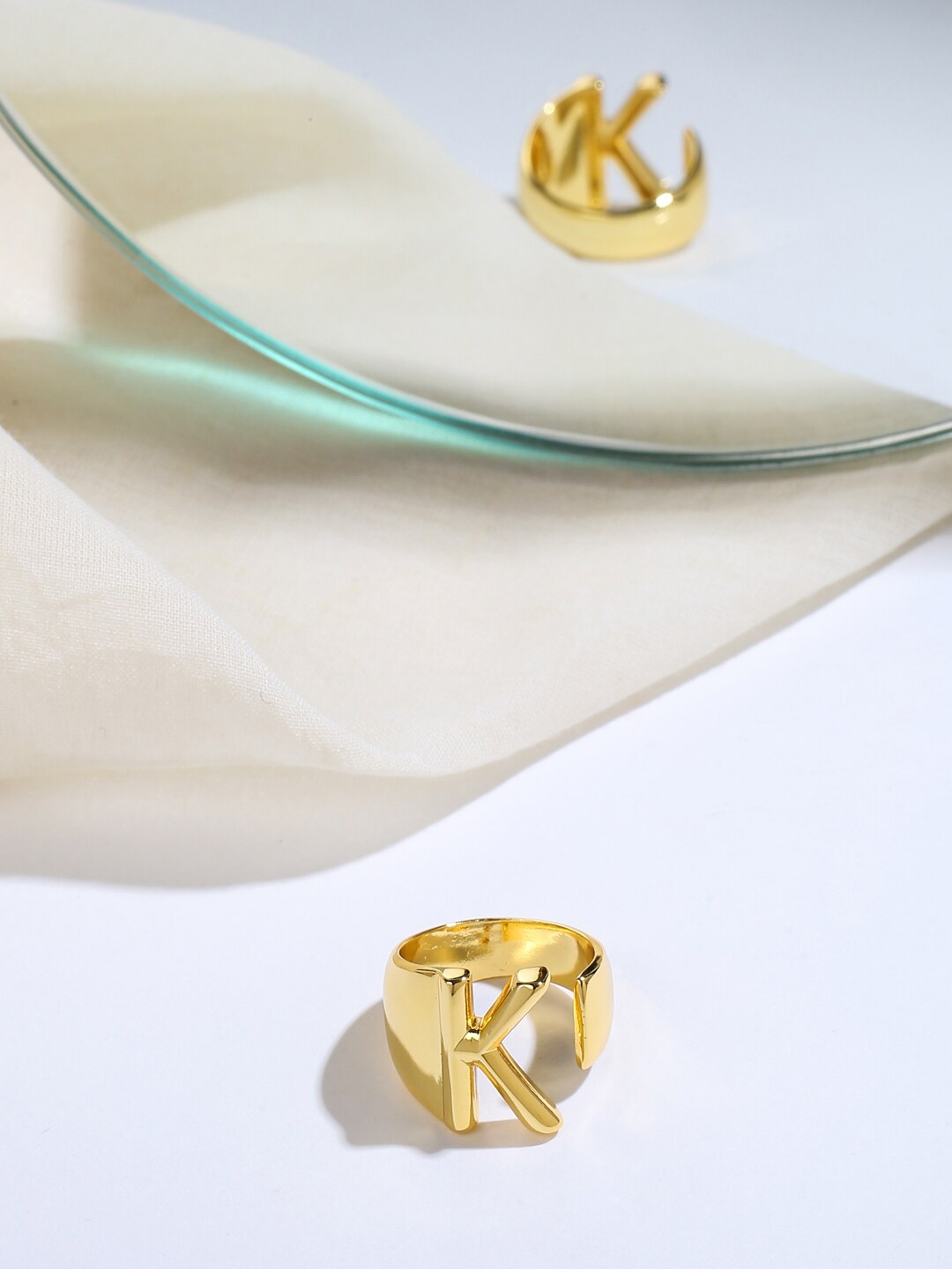 

Mitali Jain Gold-Plated K-Designed Finger Ring