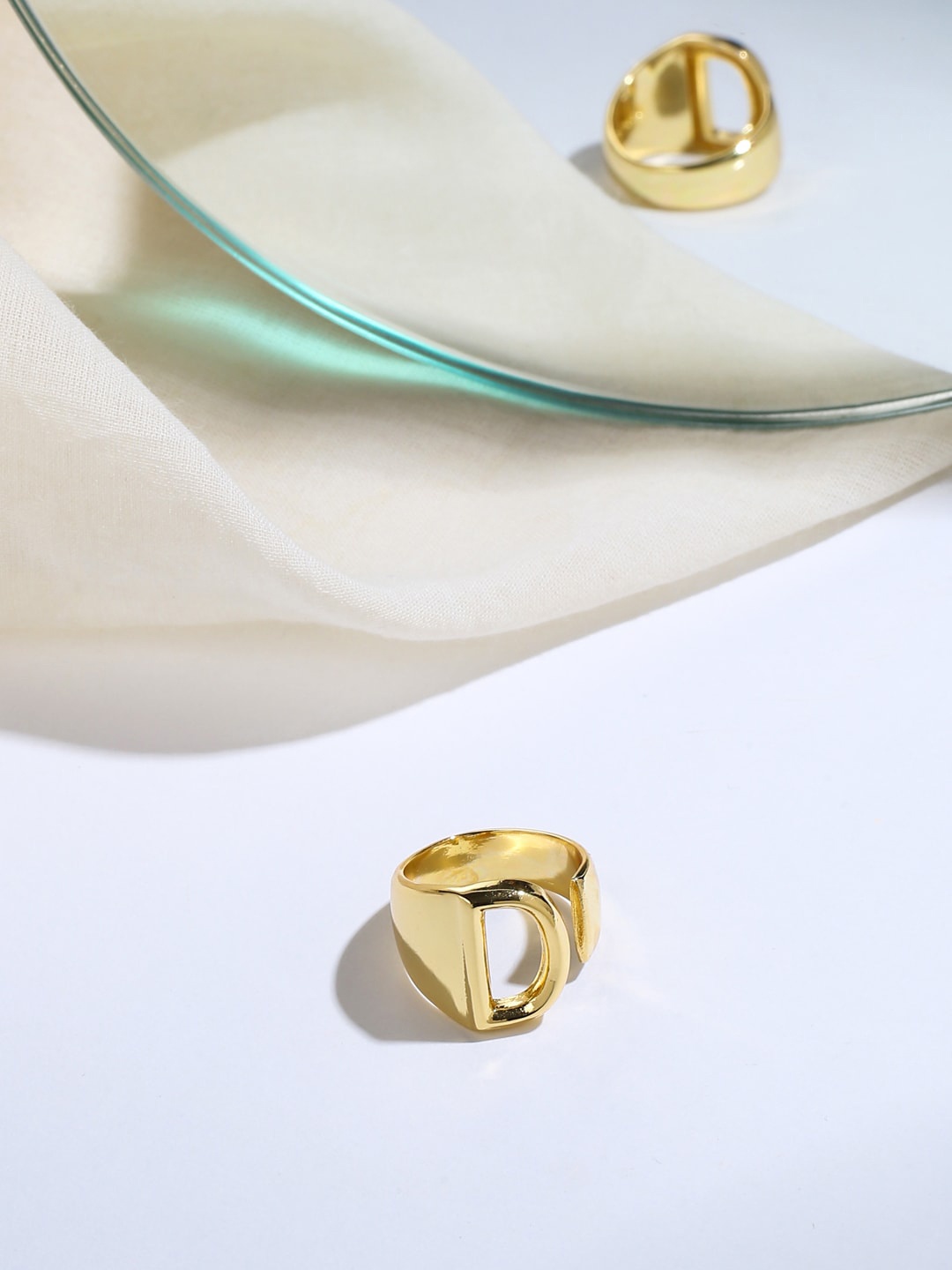 

Mitali Jain Gold-Plated Adjustable Finger Ring