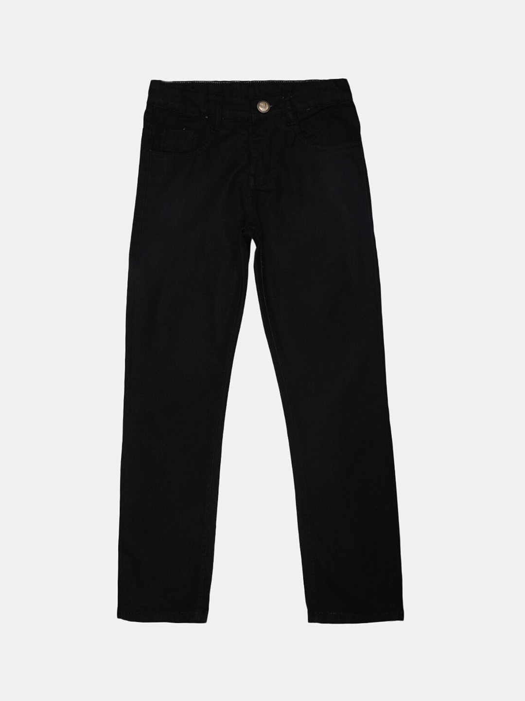 

V-Mart Boys Black Solid Classic Chinos Trousers