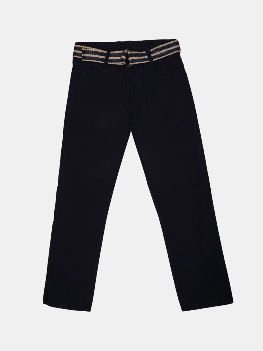 

V-Mart Boys Navy Blue Solid Classic Trousers