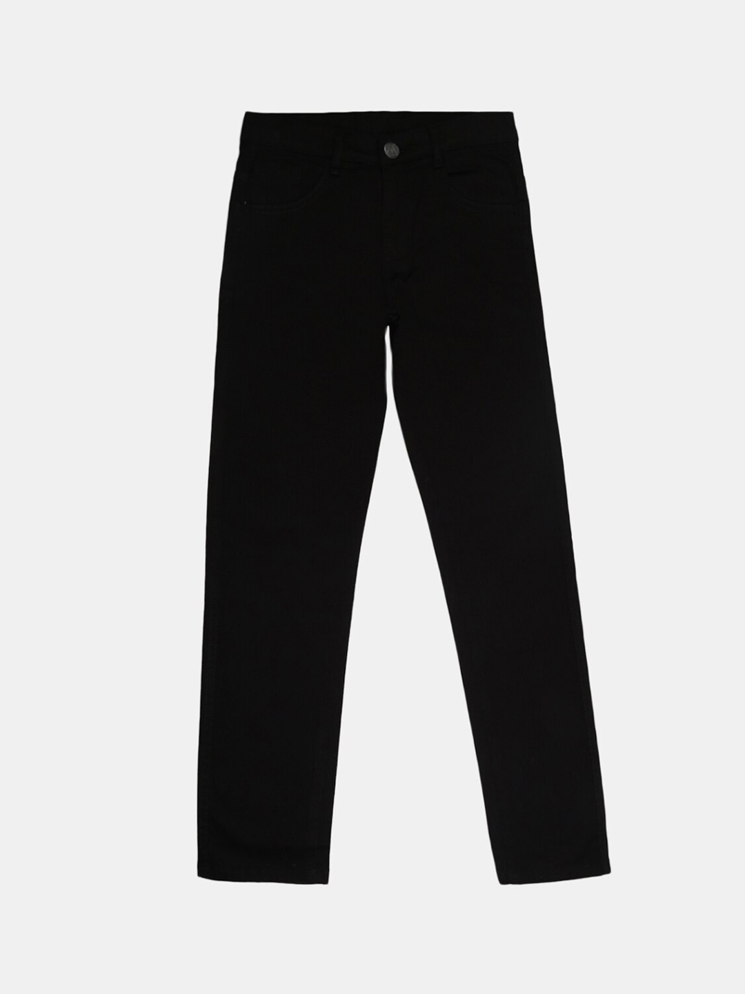 

V-Mart Boys Black Solid Classic Chinos Trousers