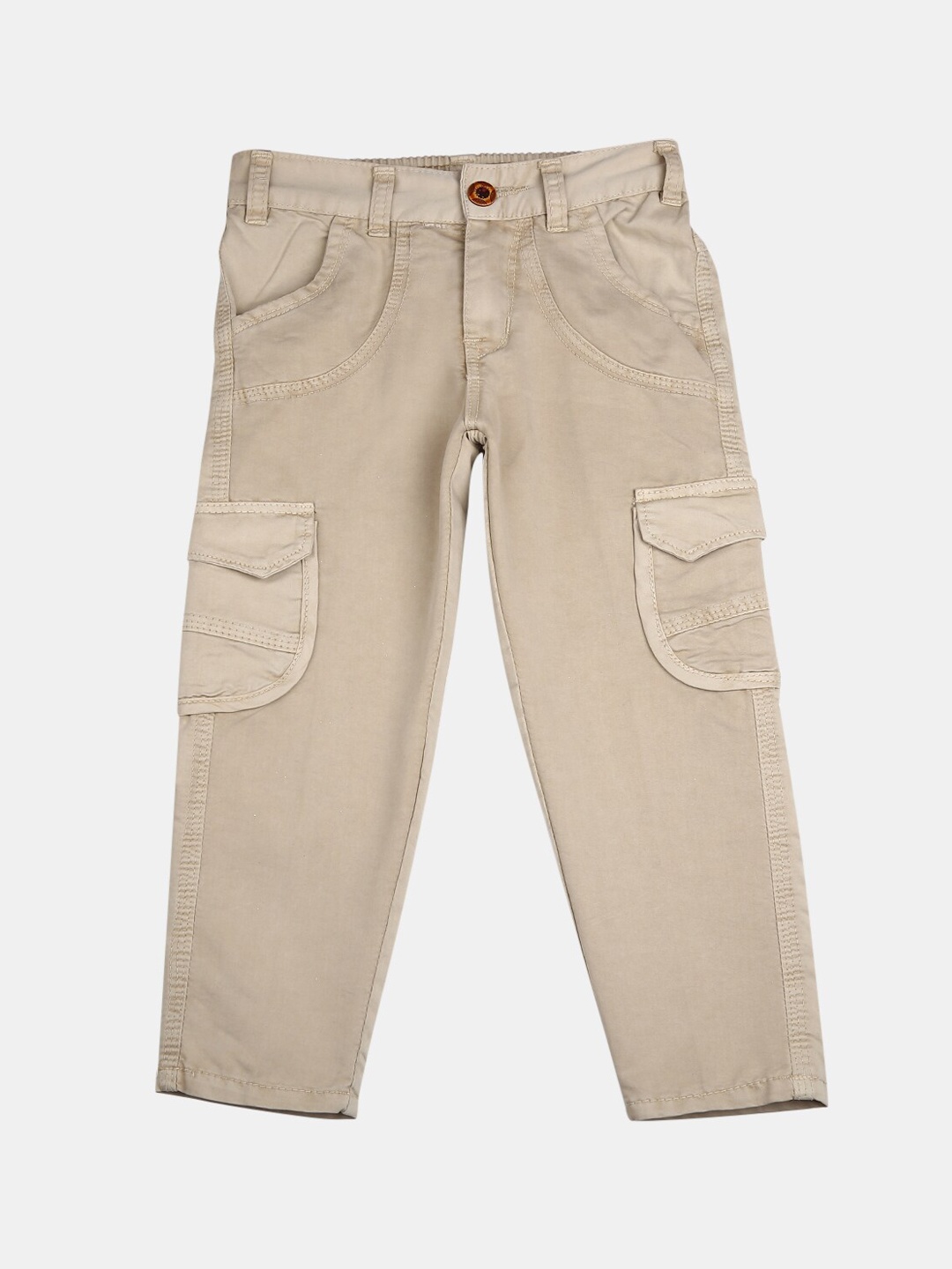 

V-Mart Boys Beige Classic Cargos Trousers