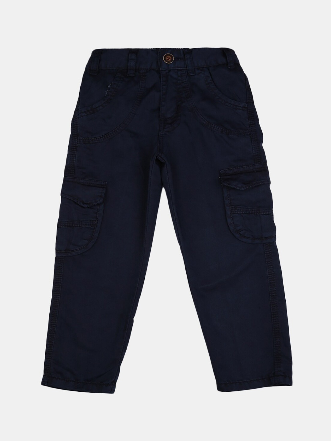 

V-Mart Boys Navy Blue Classic Cargos Trousers