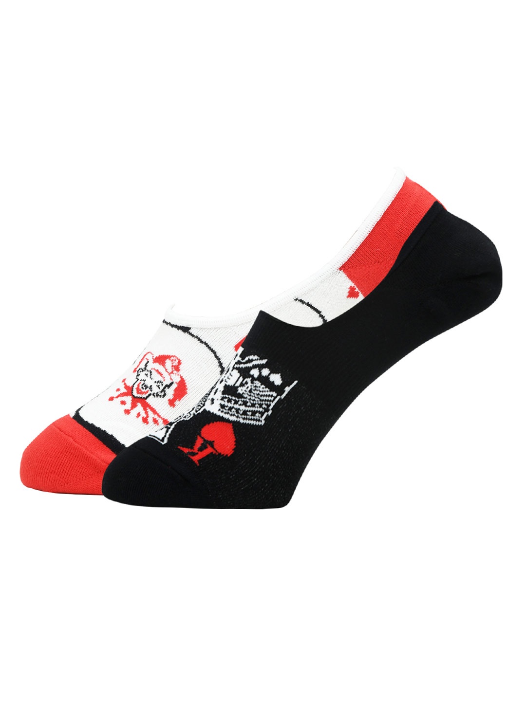 

Balenzia Men Pack of 2 Assorted Shoe Liner Cotton Socks