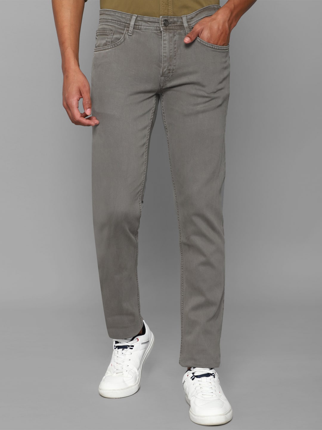 

Allen Solly Sport Men Grey Skinny Fit Cotton Jeans