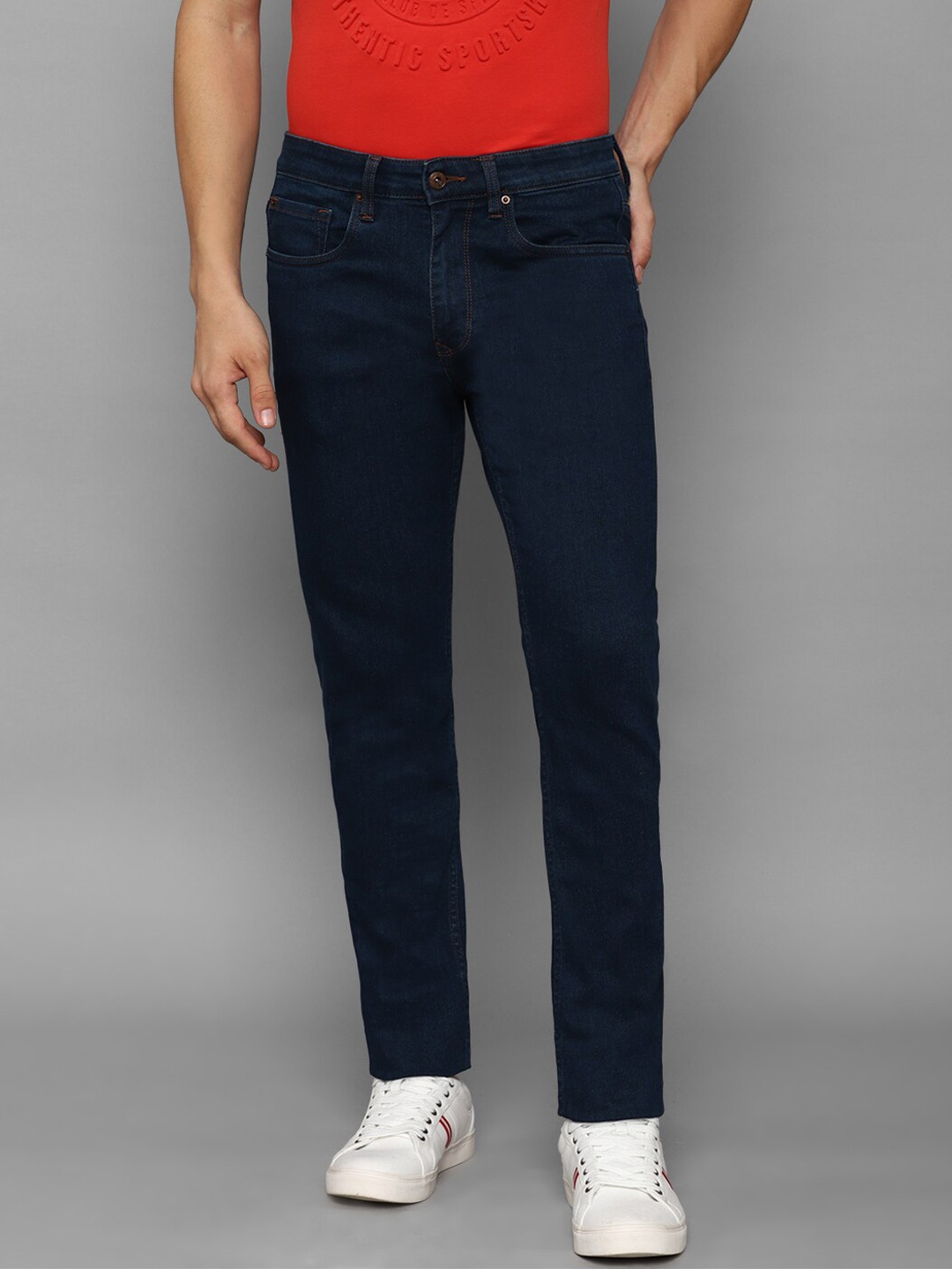 

Louis Philippe Jeans Men Navy Blue Slim Fit Jeans