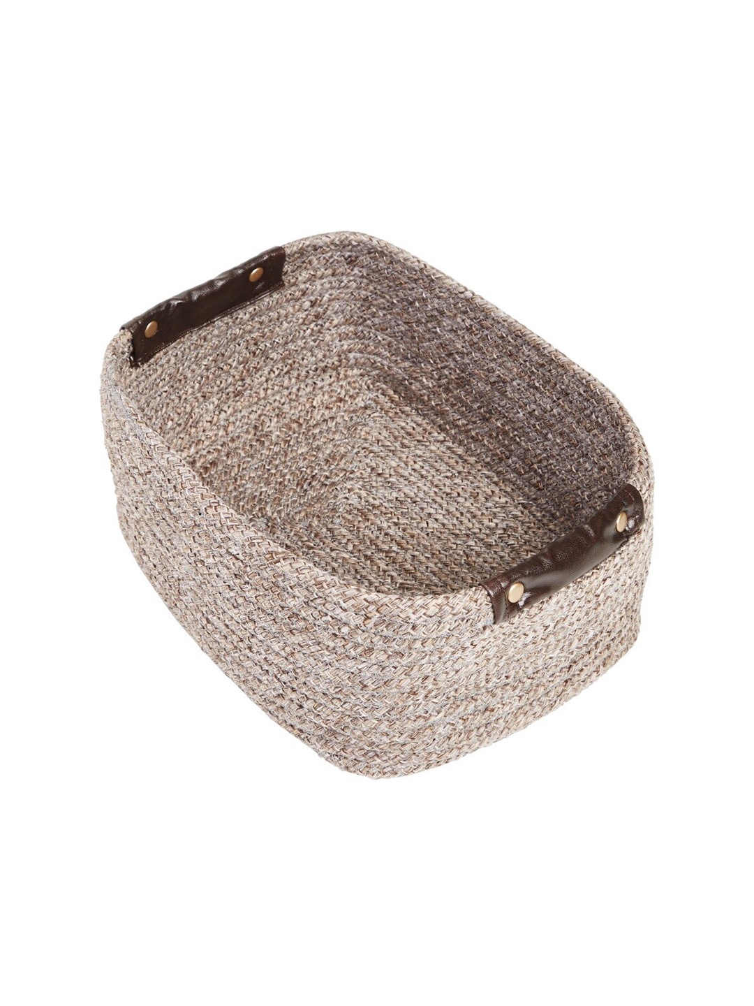 

Pano Harmony Brown Self Design Medium Storage Basket