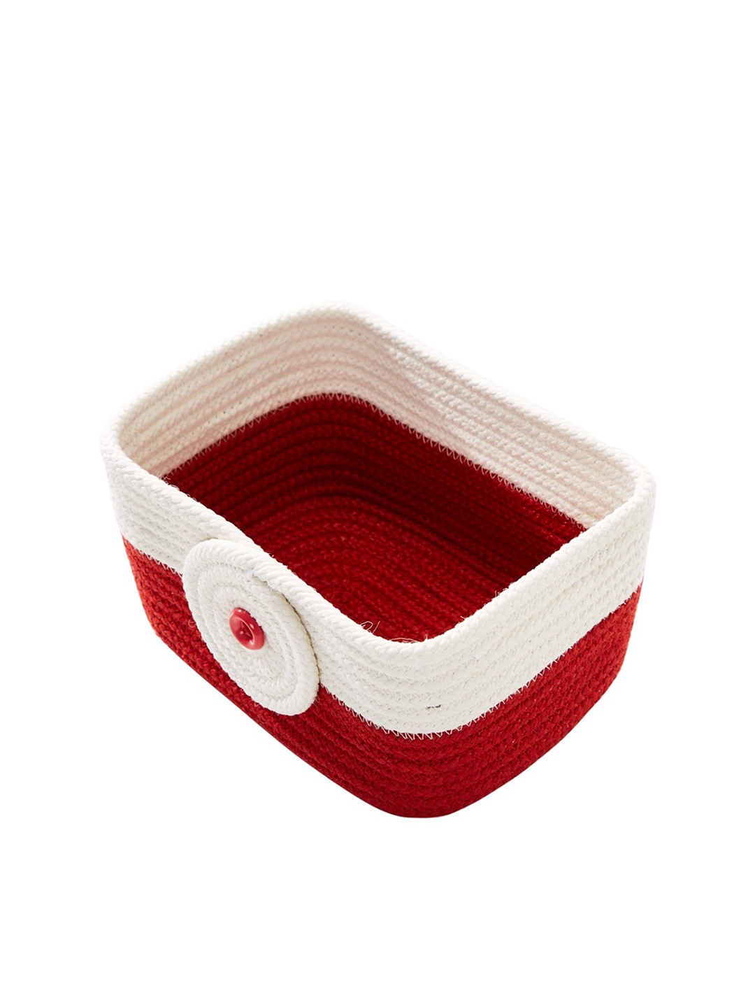 

Pano Red Solid Storage Basket