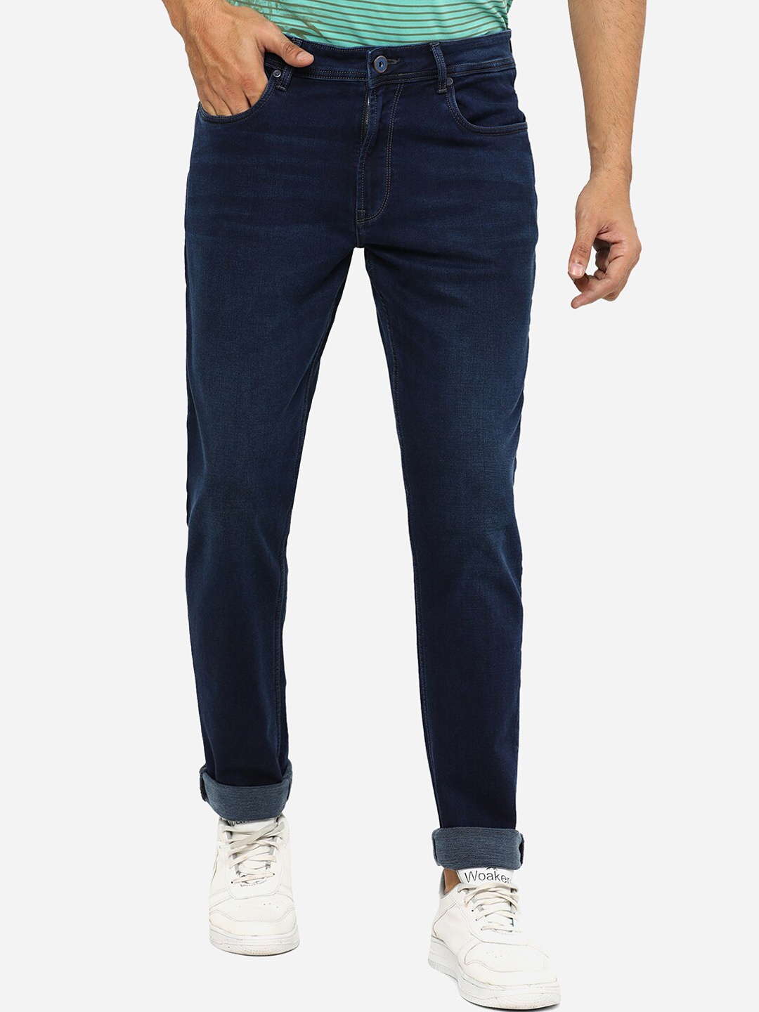 

JADE BLUE Men Blue Straight Fit Jeans