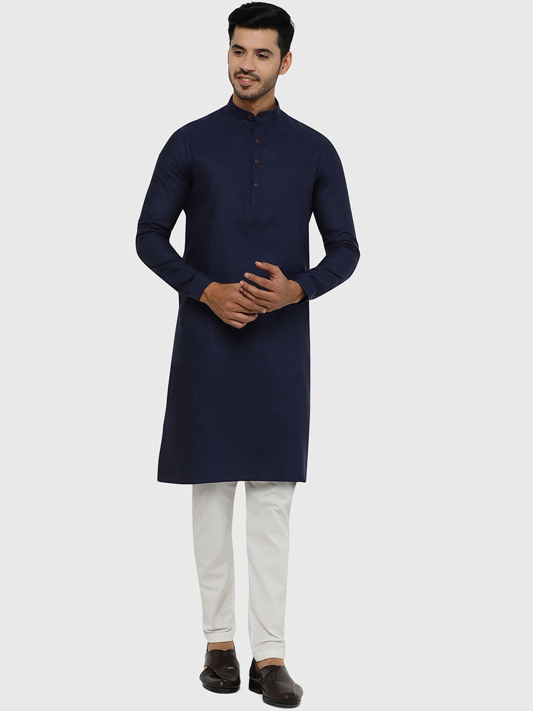 

Modi Kurta Men Blue Kurtas