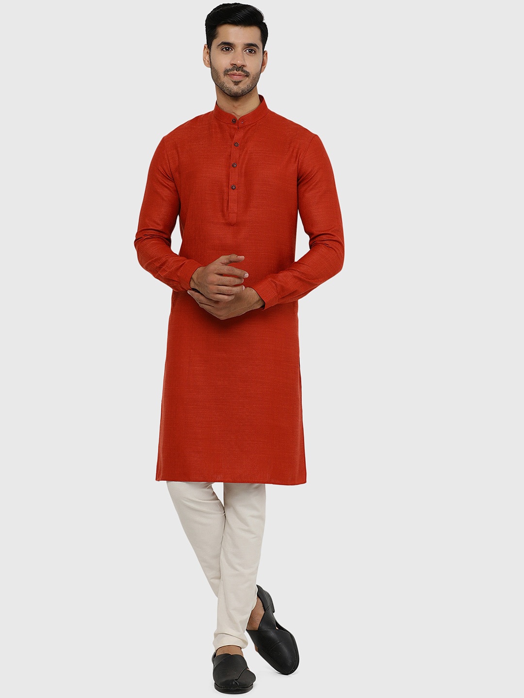 

Modi Kurta Men Orange Kurtas