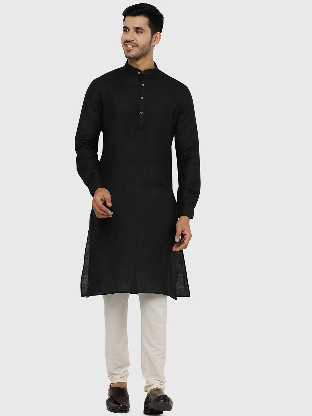 

Modi Kurta Men Black Kurtas