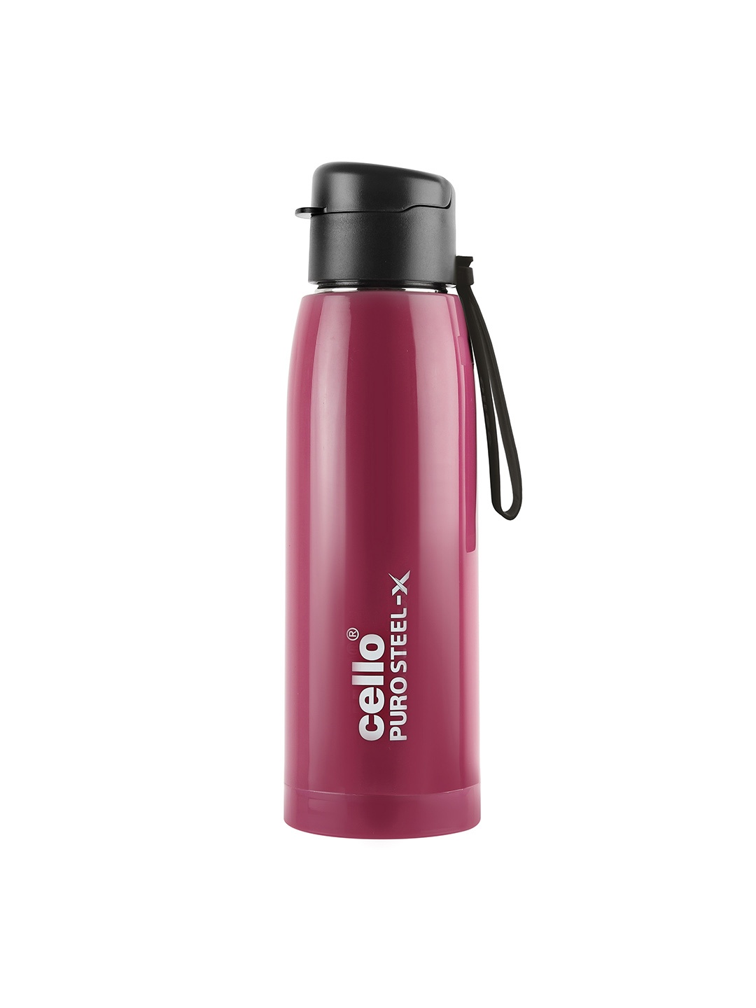 

Cello Puro Steel-X Cooper 600 Purple Inner Stainless Steel Cold Insulated Bottle- 630ml, Pink