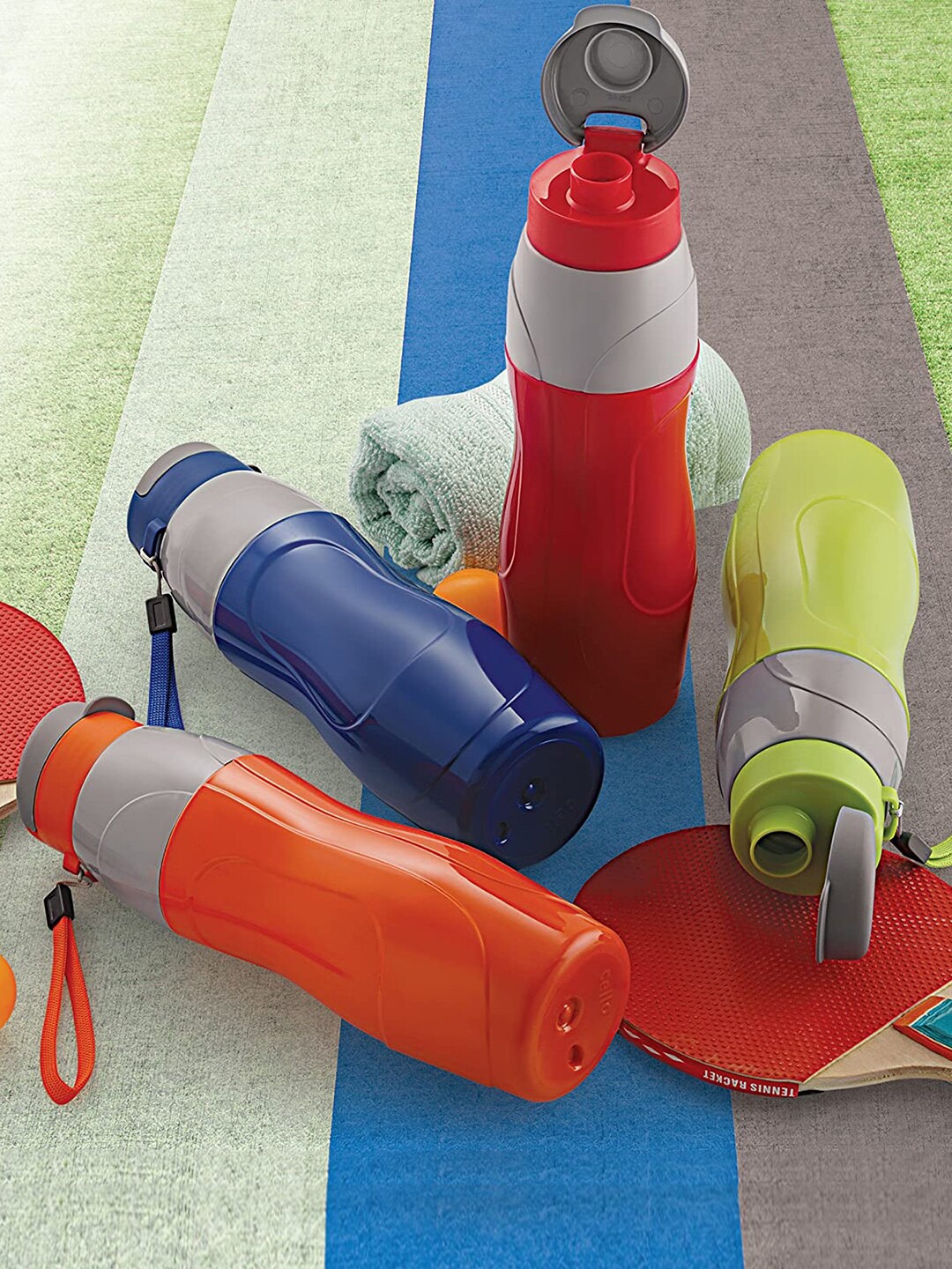 

Cello Set of 2 Assorted Insulated Plastic Water Bottles 900ML Each
