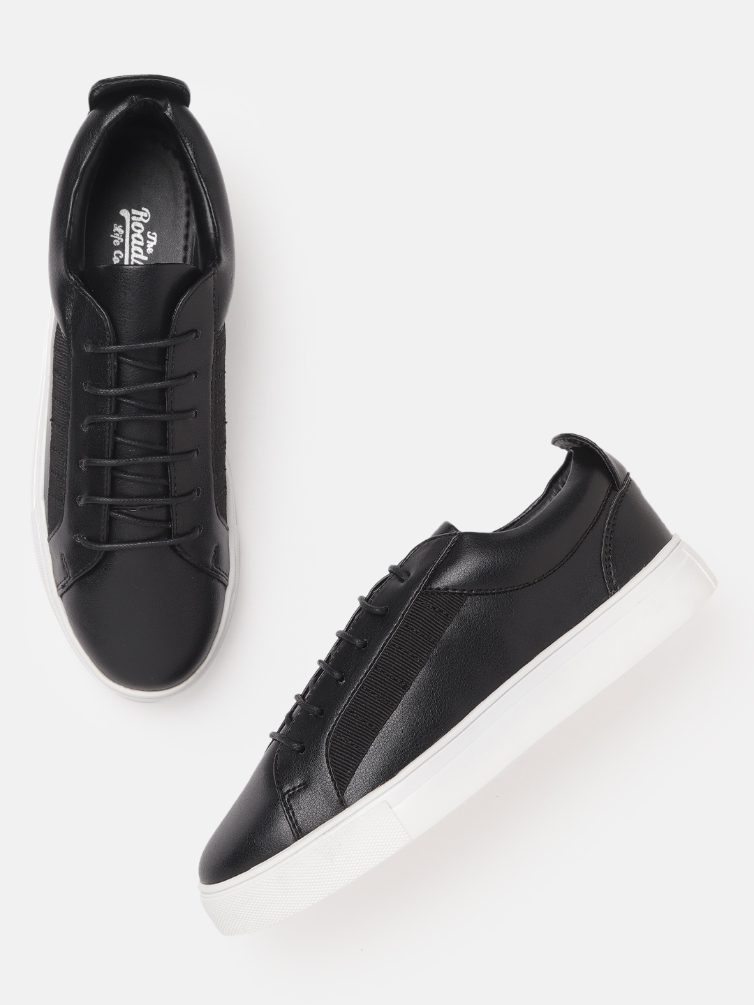 

Roadster Women Black Solid Sneakers