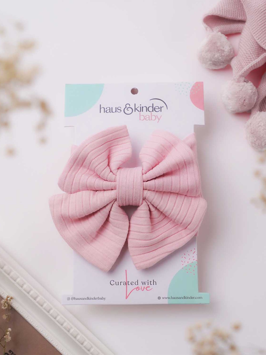 

haus & kinder Girls Alice In wonderland Bow Headband, Pink
