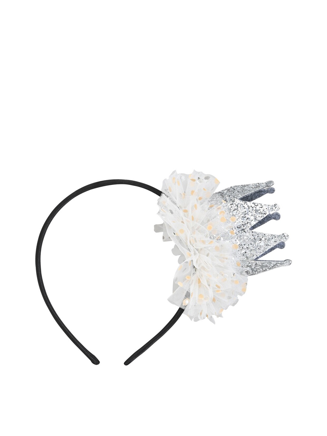 

Aye Candy Girls White Embellished Birthday Crown Headband