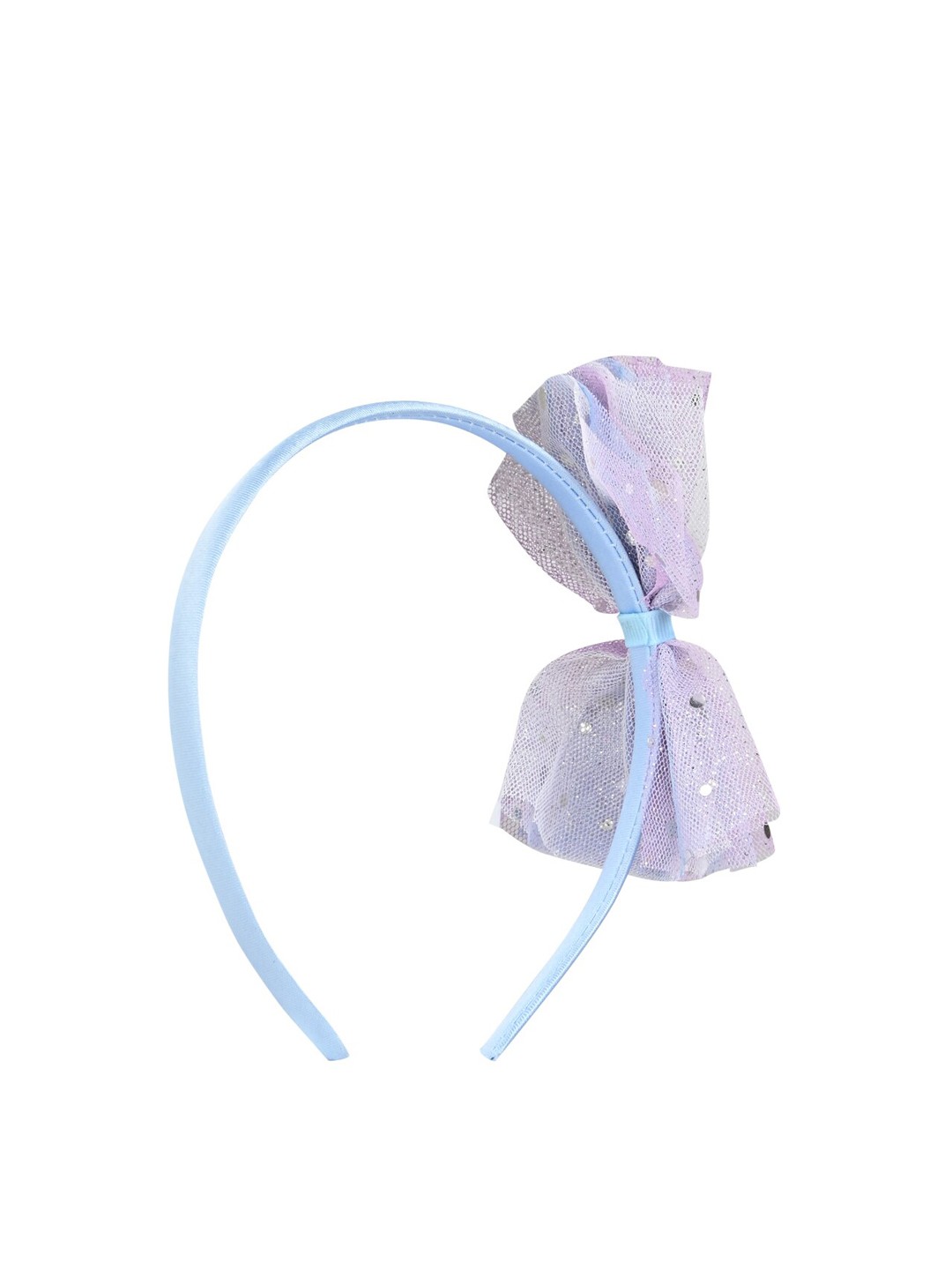 

Aye Candy Girls Purple Tulle Bow Headband