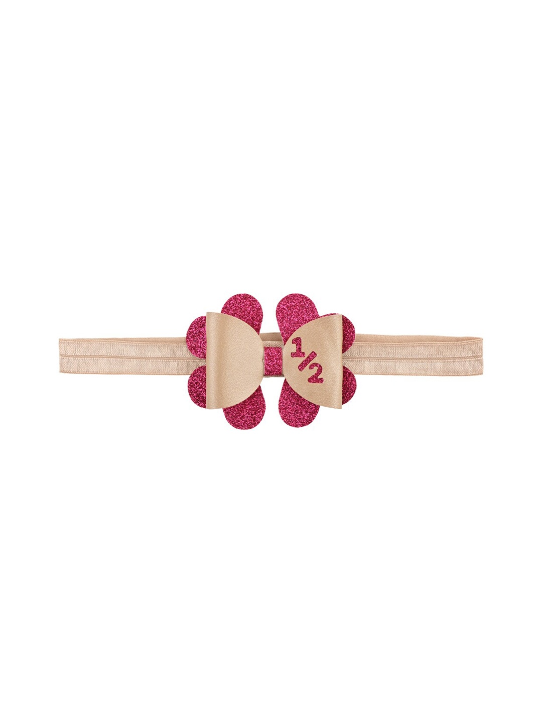 

Aye Candy Girls Gold Birthday Bow Headband