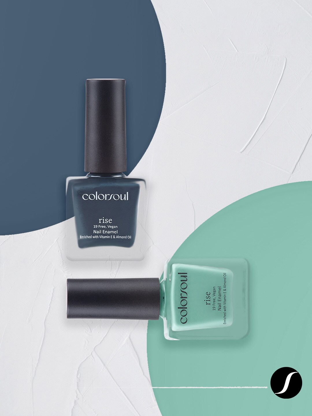 

Colorsoul Set Of 2 Rise Nail Enamel Misty Green R16 & Embersome R21 - 8ml