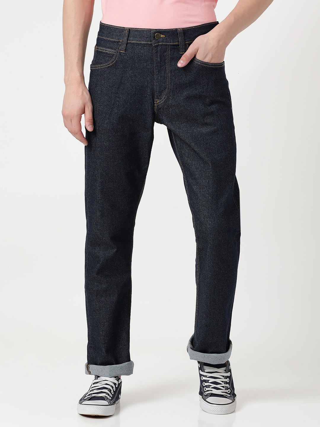 

Lee Men Rodeo Fit Light Fade Stretchable Jeans, Blue