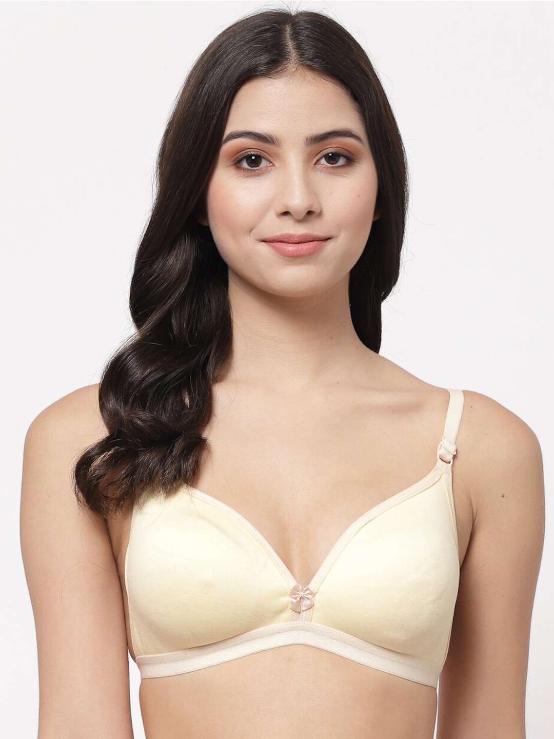 

College Girl Women Beige Cotton Bra