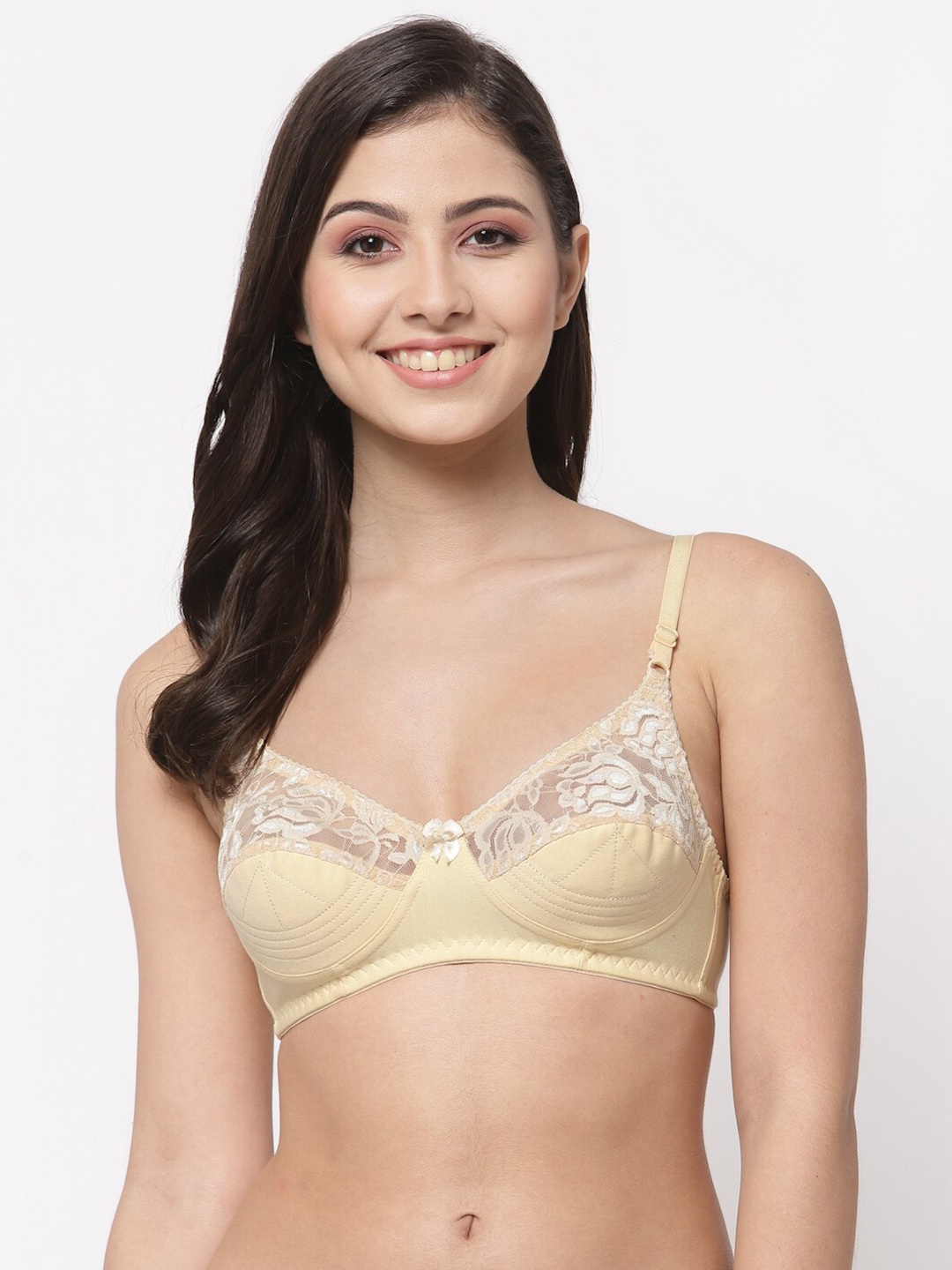 

College Girl Beige Non Padded Everyday Bra