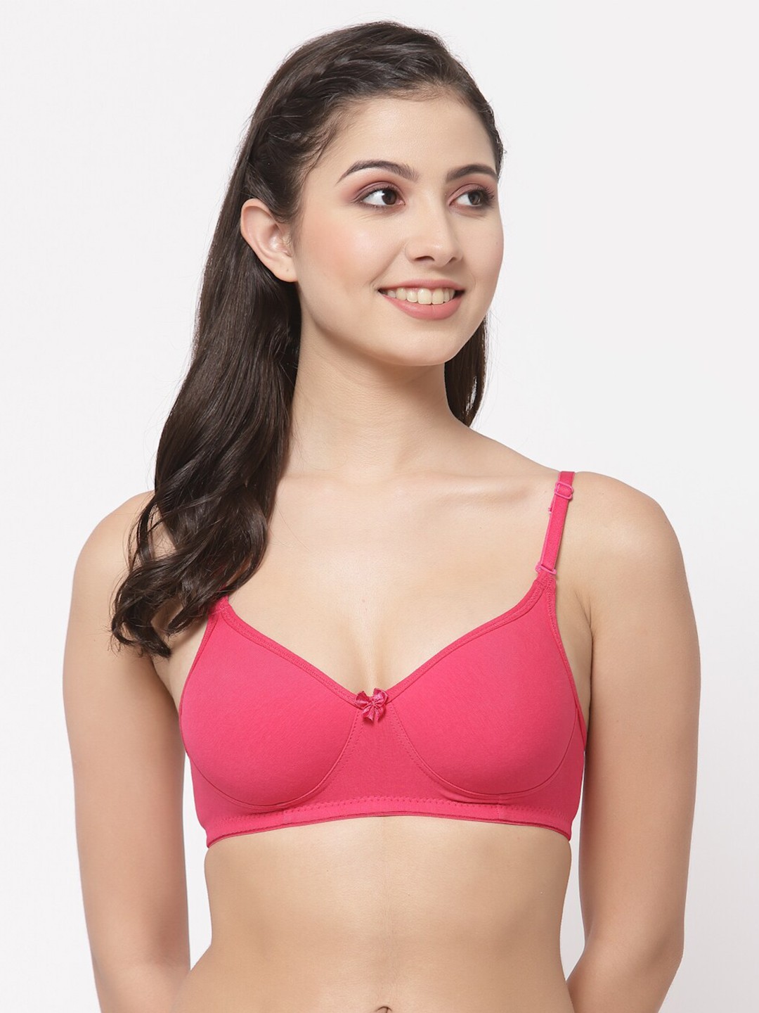 

College Girl Pink Bra Heavily Push-Up Padded