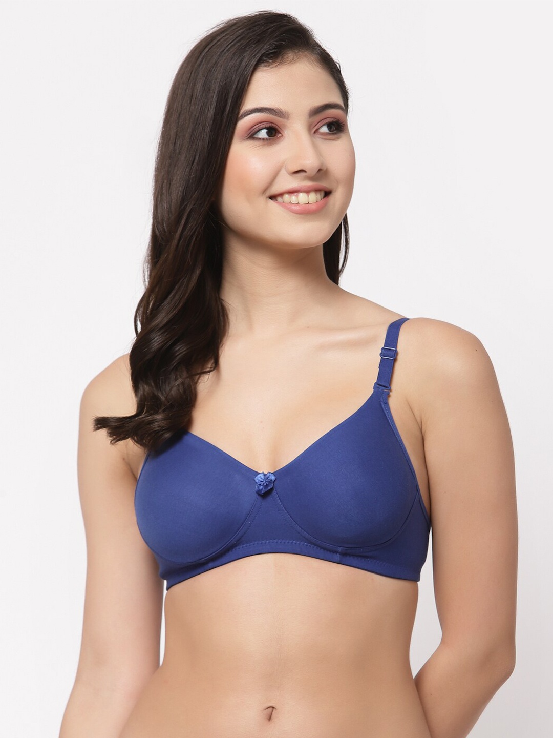 

College Girl Blue Bra Heavily Padded