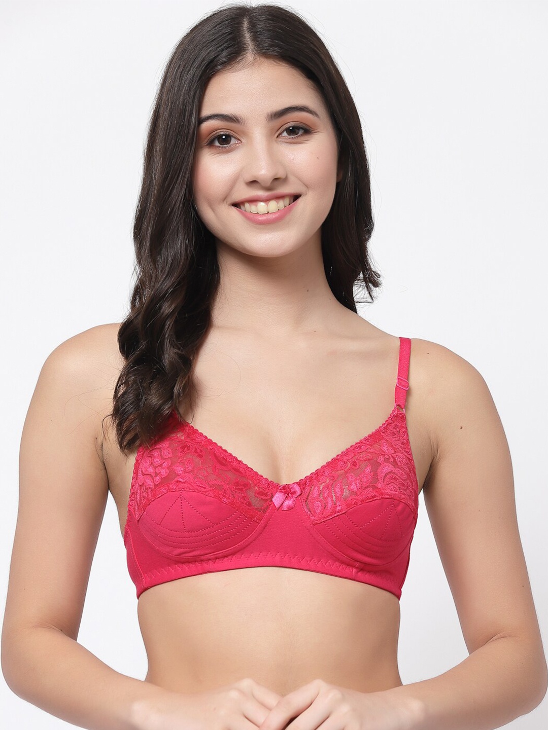 

College Girl Pink Non Padded Everyday Bra