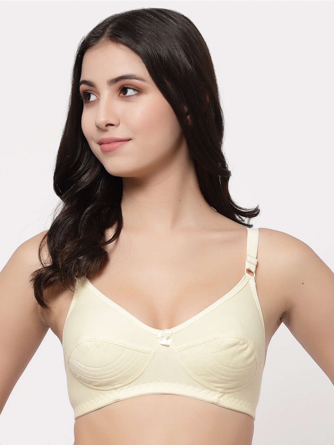 

College Girl Beige Non Padded Everyday Bra