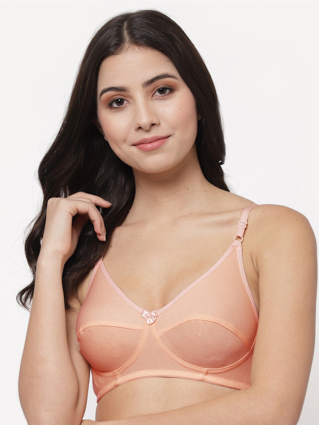 

College Girl Beige Non Padded Minimizer Bra