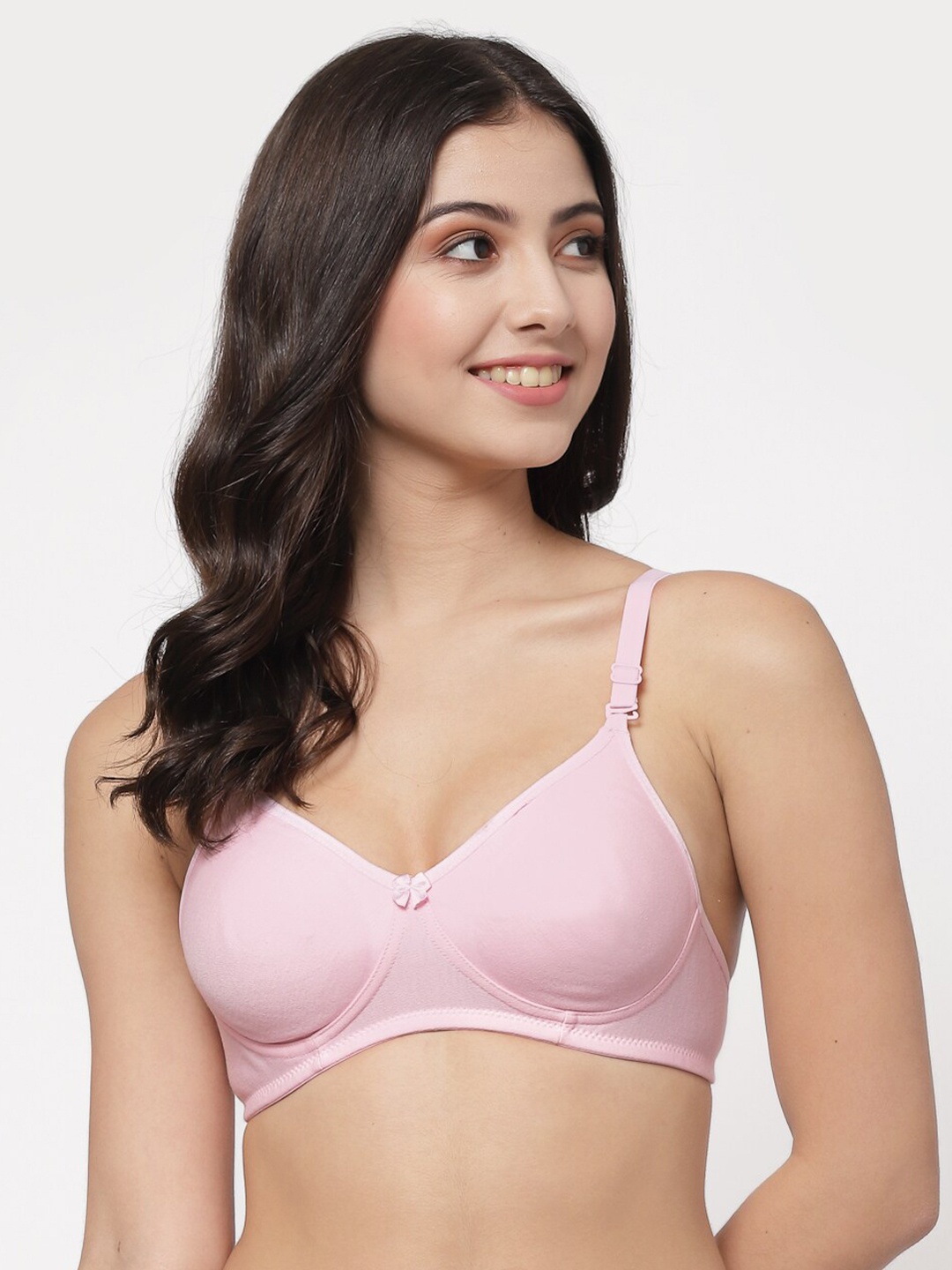

College Girl Pink Non Padded T-shirt Bra