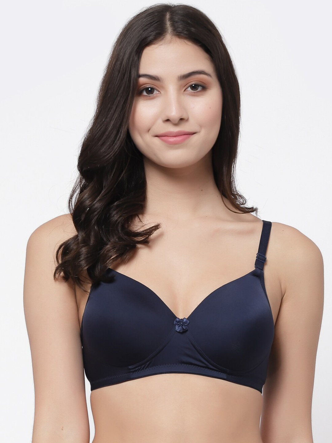 

College Girl Navy Blue Lightly Padded Bra