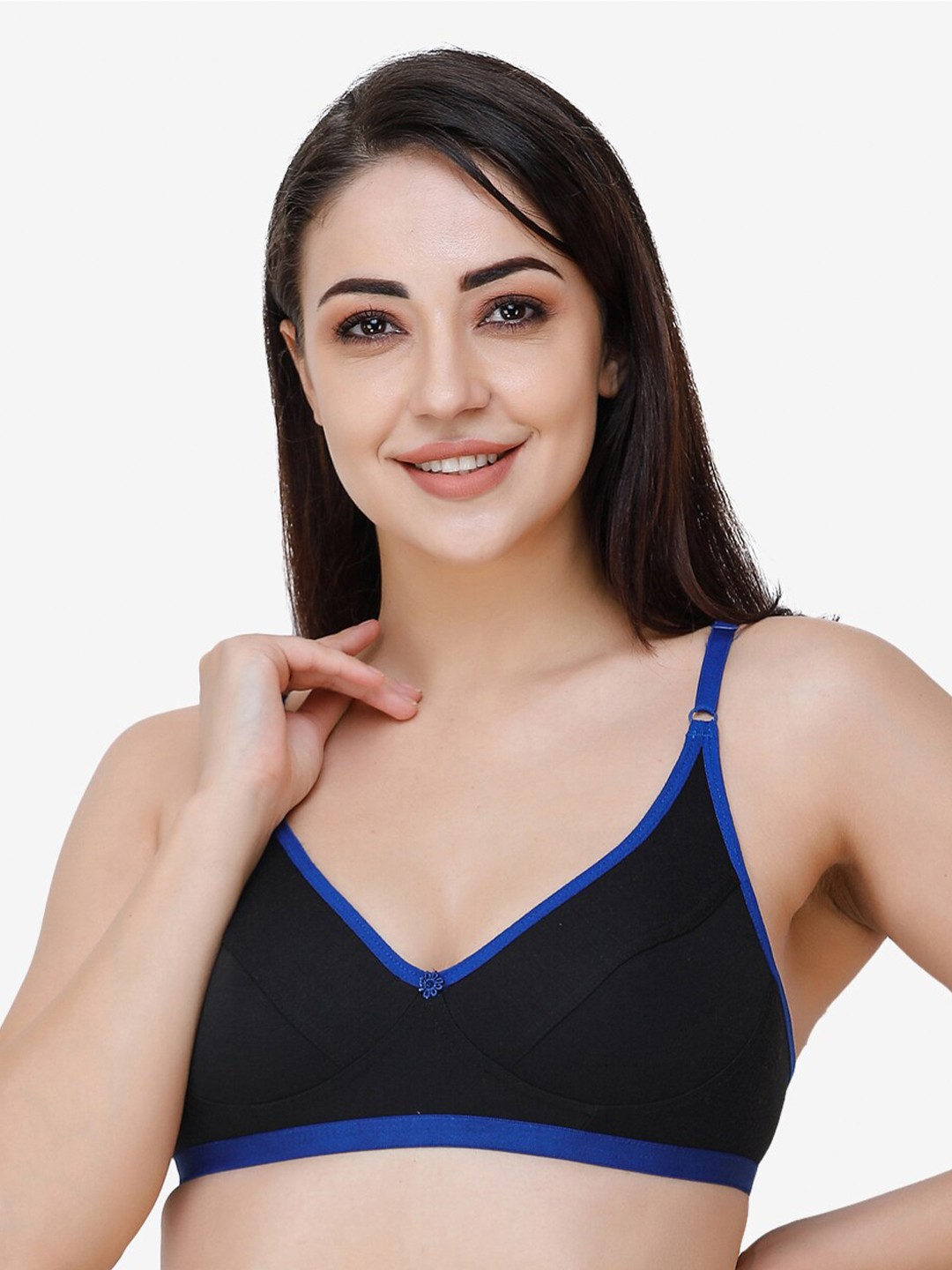

Docare Black & Blue Non Padded Everyday Bra