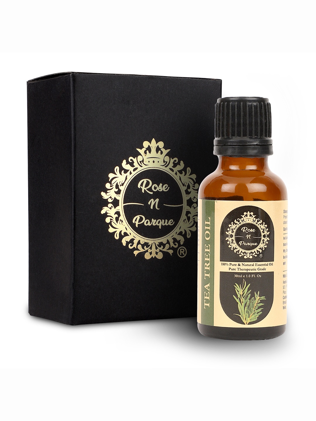 

ROSENPARQUE Tea Tree Essential Oil For Hair & Face 10ML, Gold