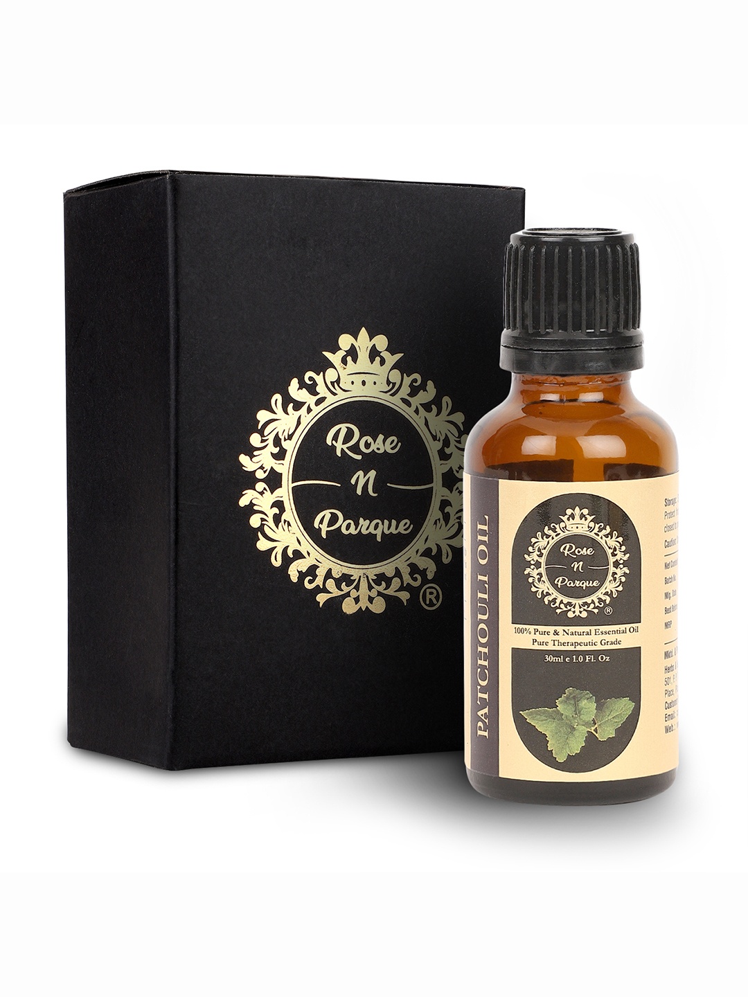 

ROSENPARQUE Patchouli Essential Oil 15 ML, Off white