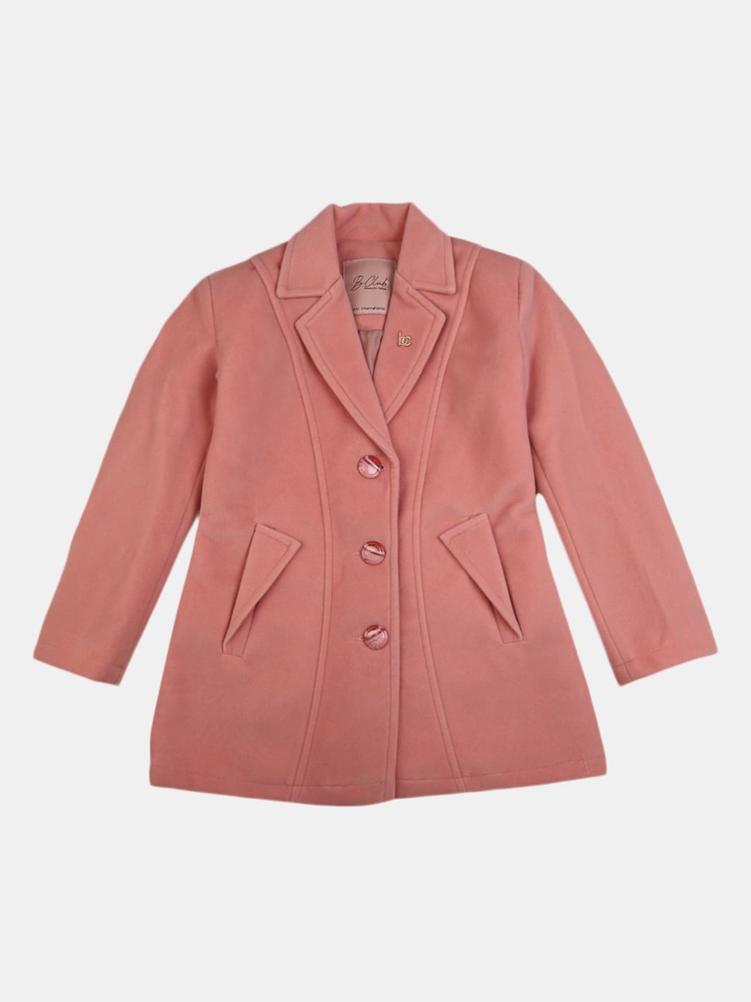 

V-Mart Girls Pink Outdoor Tailored Jacket